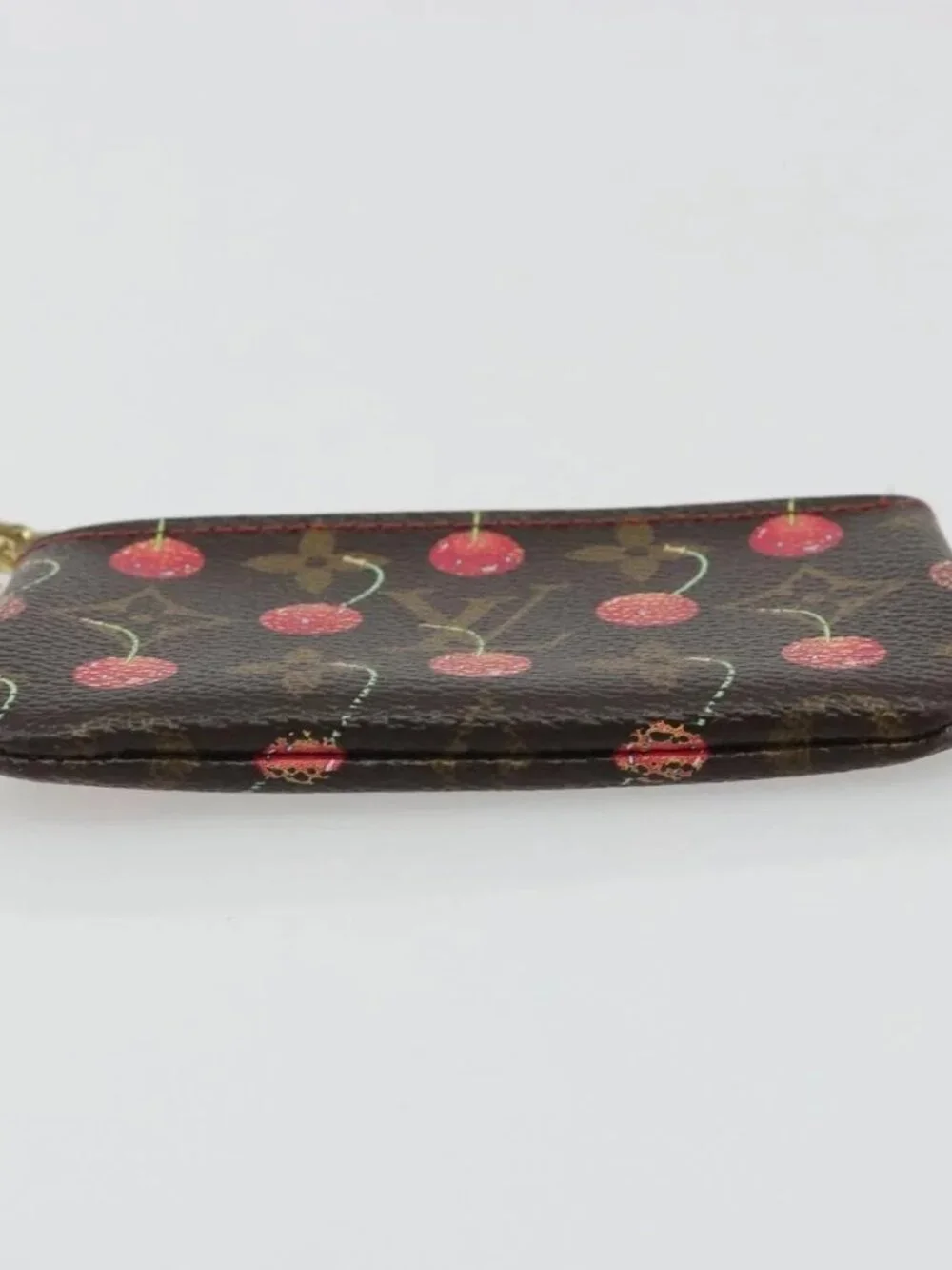 LOUIS VUITTON Monogram Cherry Pochette Cles Coin Purse M95042 LV Auth bs35761